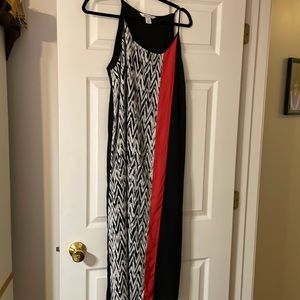 White House Black Market Maxi Dress, size 12